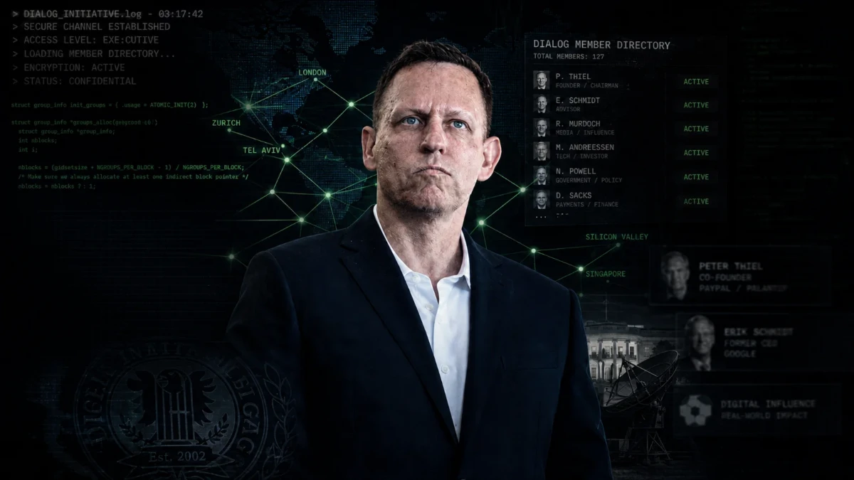 Peter Thiel, Artistica de Marketba basada en imagen By Gage Skidmore from Surprise, AZ, United States of America - Peter Thiel, CC BY-SA 2.0, https://commons.wikimedia.org/w/index.php?curid=115190821