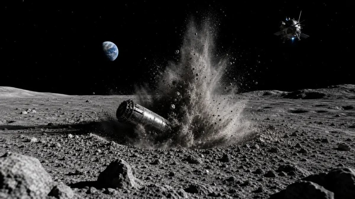 space x choque luna